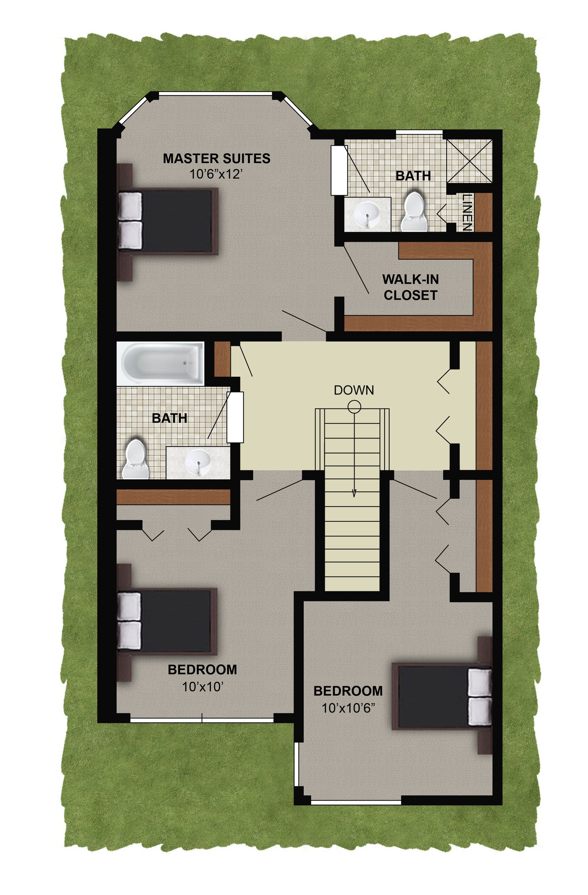 The Arbor Floorplan 2 (Second Floor)