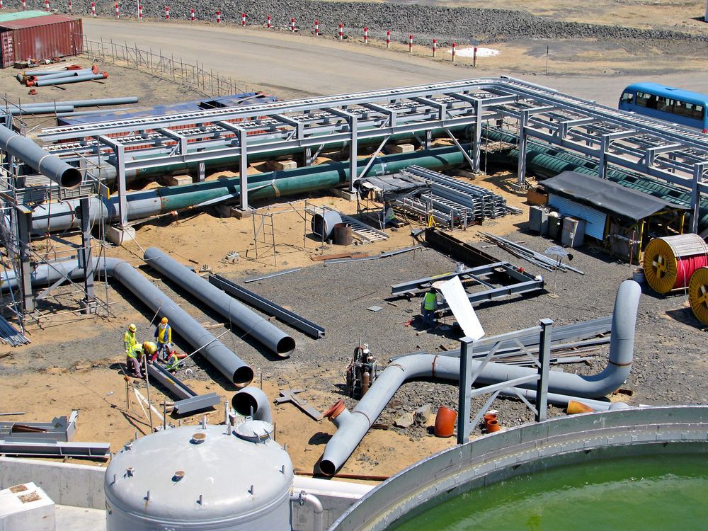 Construction Site With Pipes And Metal Framework — Soward Steel & Aluminium Fabrication in South Lismore, NSW