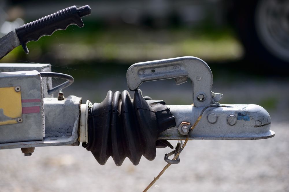 Close-up Of A Trailer Hitch And Connection Hardware — Soward Steel & Aluminium Fabrication in South Lismore, NSW