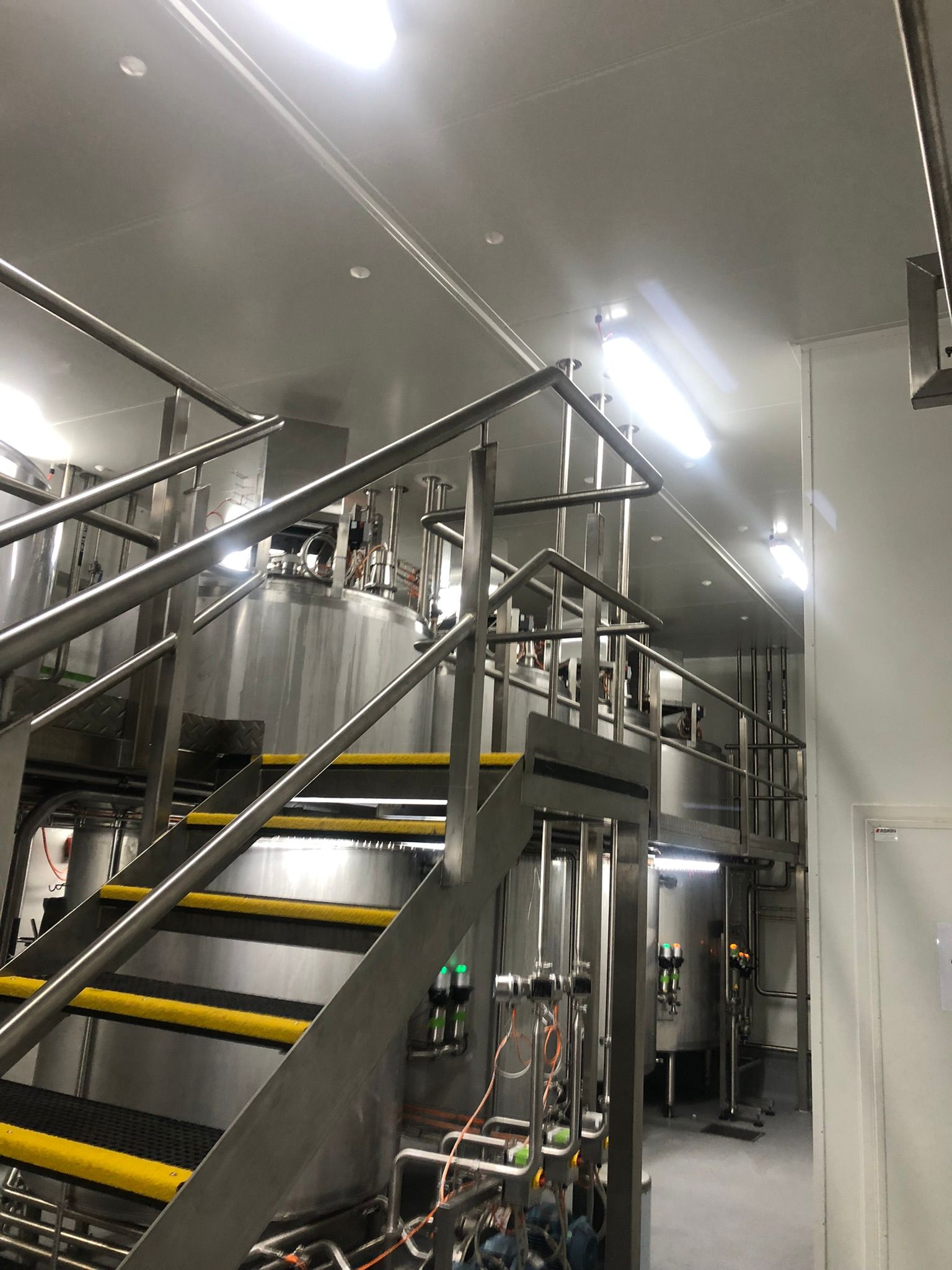Stainless Steel Industrial Staircase And Tanks — Soward Steel & Aluminium Fabrication in South Lismore, NSW
