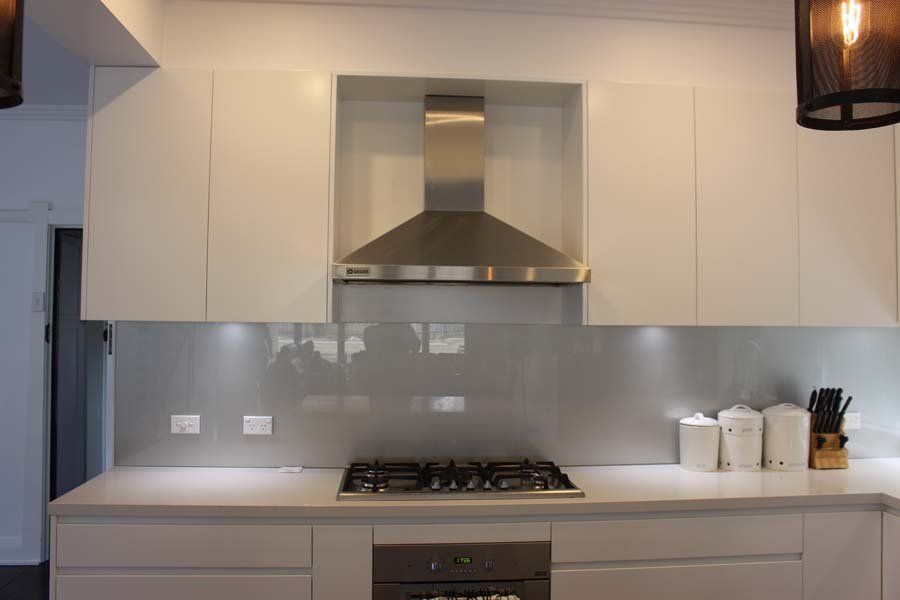 contemporary oven hood