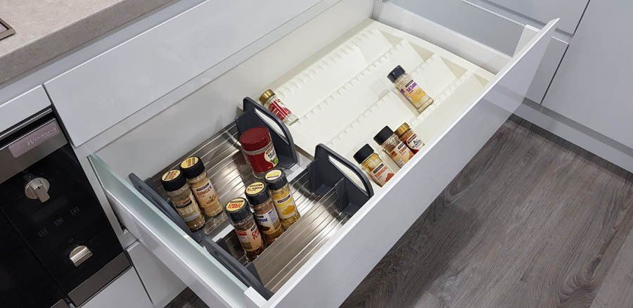 pull out spice rack