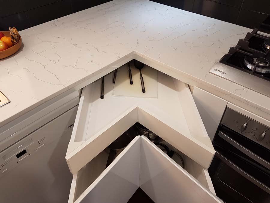 pop out corner drawers