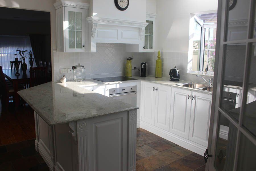 french provincial with stone countertops