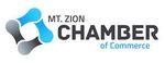 The logo for the mt. zion chamber of commerce.