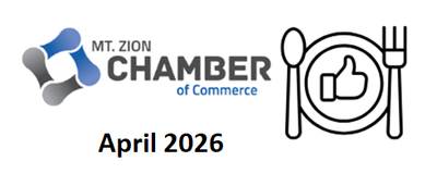 A logo for the mt. zion chamber of commerce