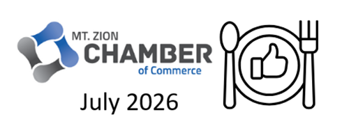 A logo for the mt. zion chamber of commerce