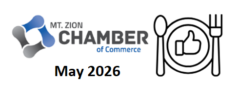 A logo for the mt. zion chamber of commerce