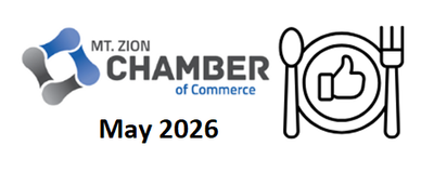 A logo for the mt. zion chamber of commerce