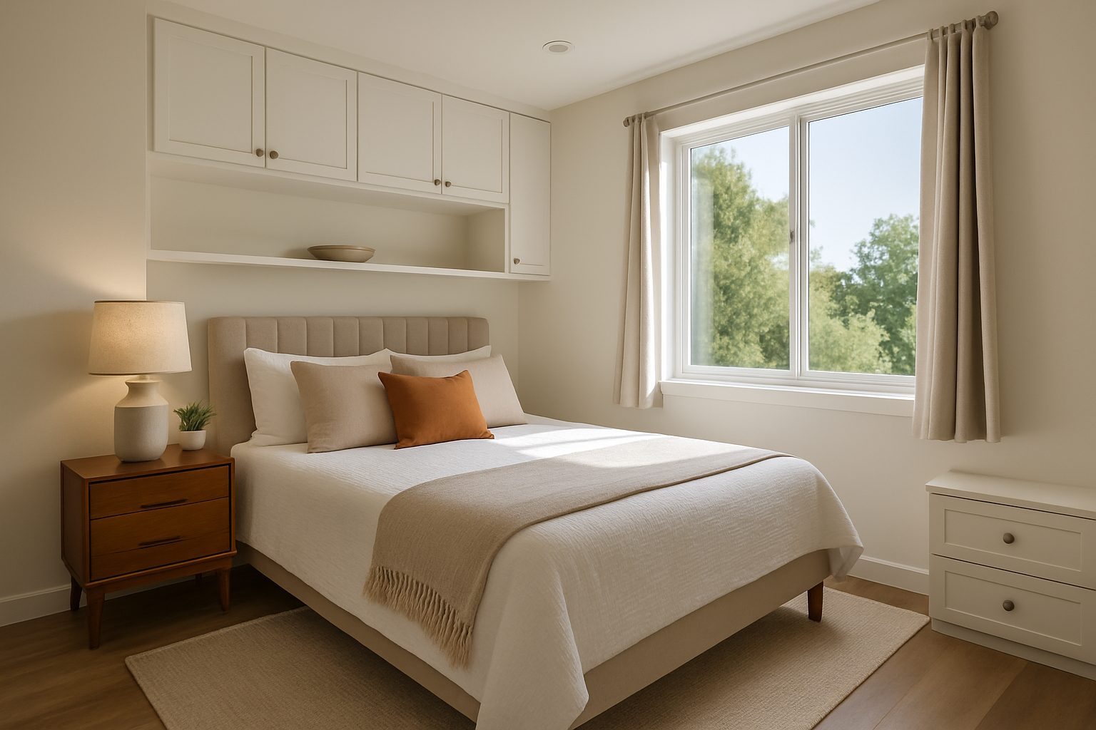 Black house with a matching fence, a sloping roof, and a walkway.