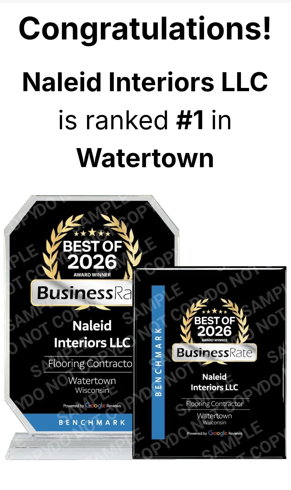 Naleid Interiors LLC ranked #1 in Watertown, with 
