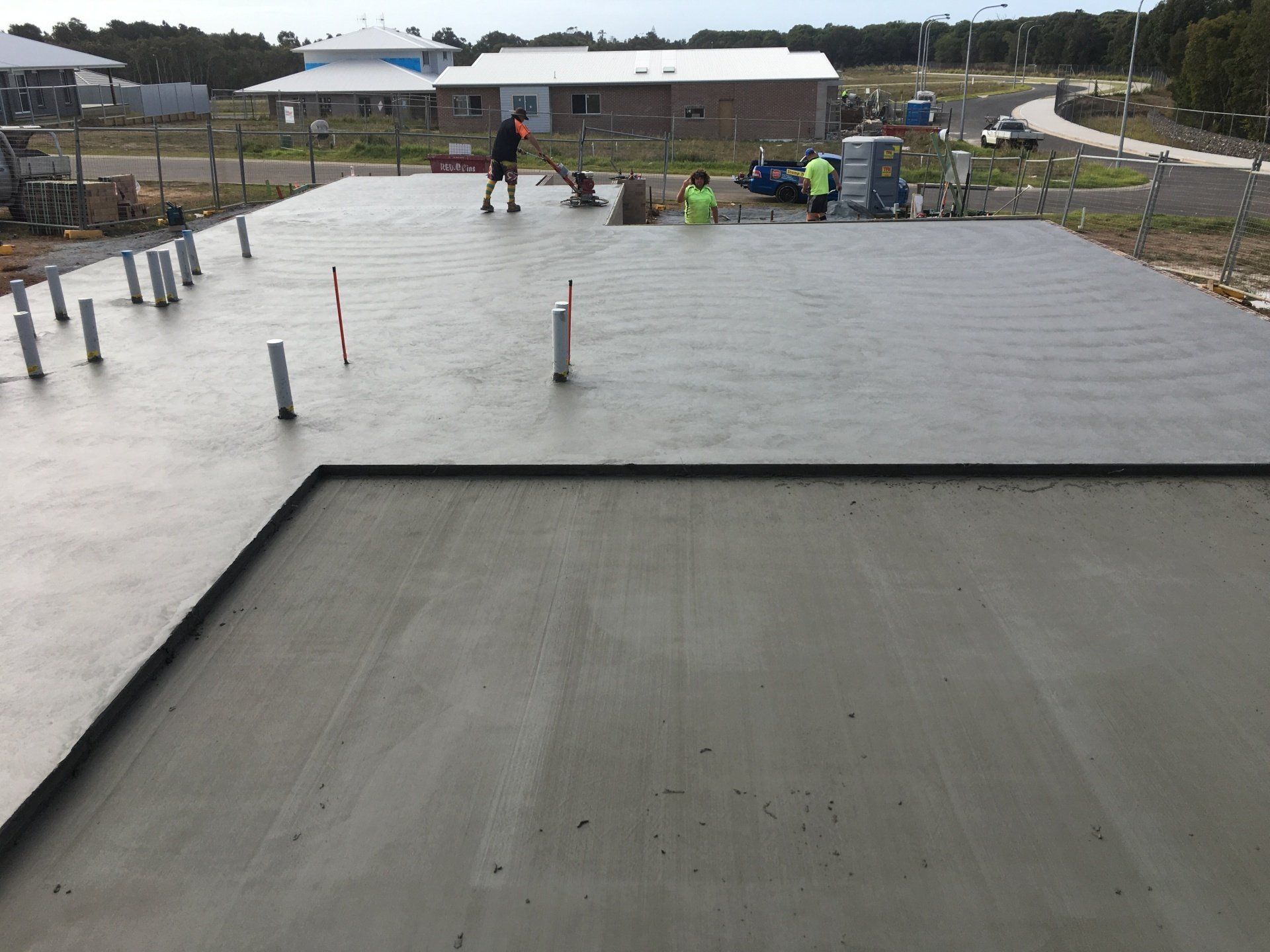 Slab In Progress — Commercial Concreting in Port Macquarie, NSW