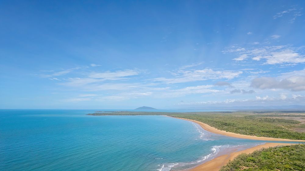 Aerial View Of Coastal Shoreline — Blinds Installation in Palmerston, NT