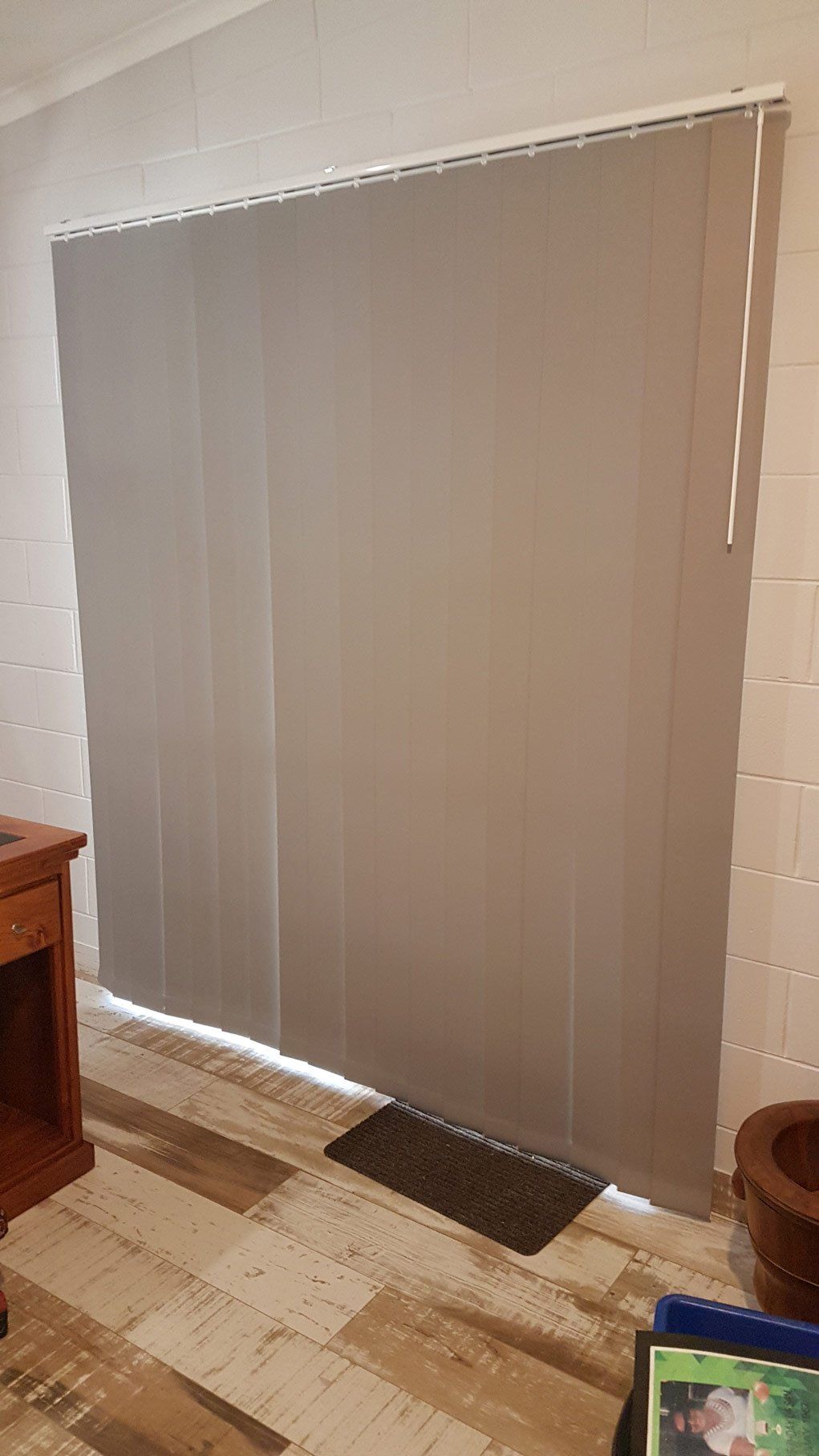 Door With Blinds — Blinds Installation in Winnellie, NT