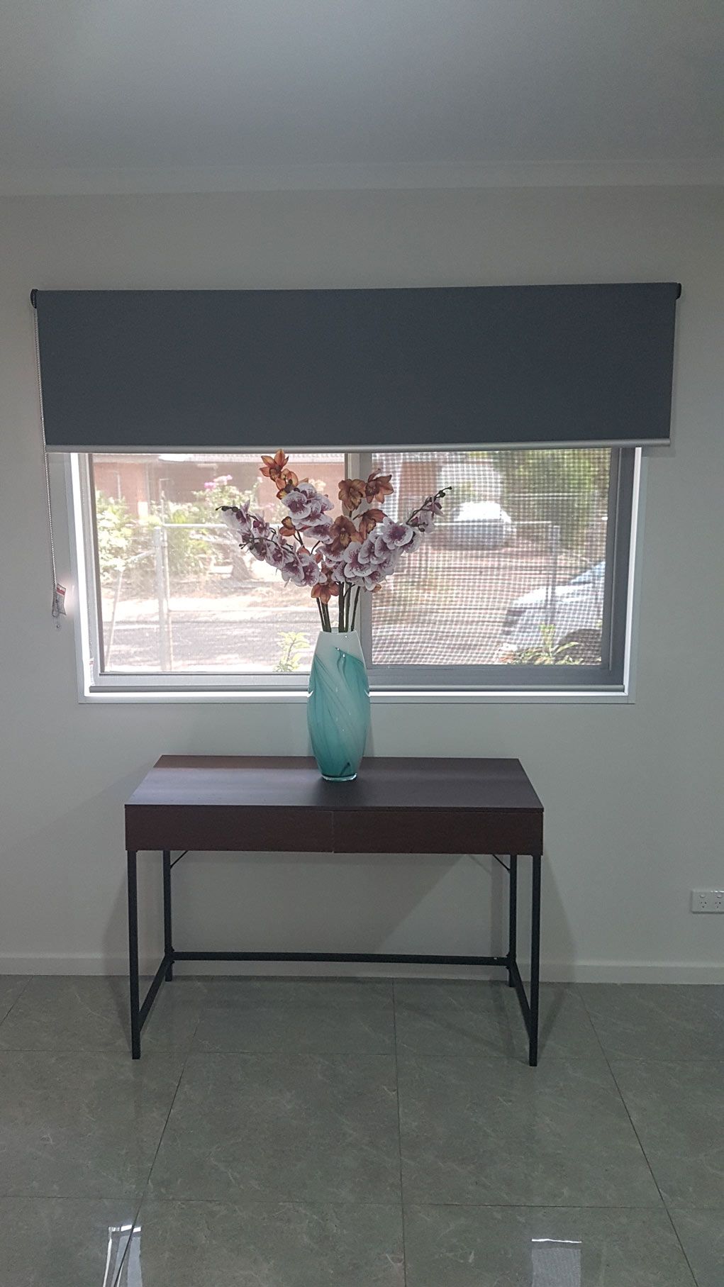 Flower Vase On Top Of Table — Blinds Installation in Winnellie, NT