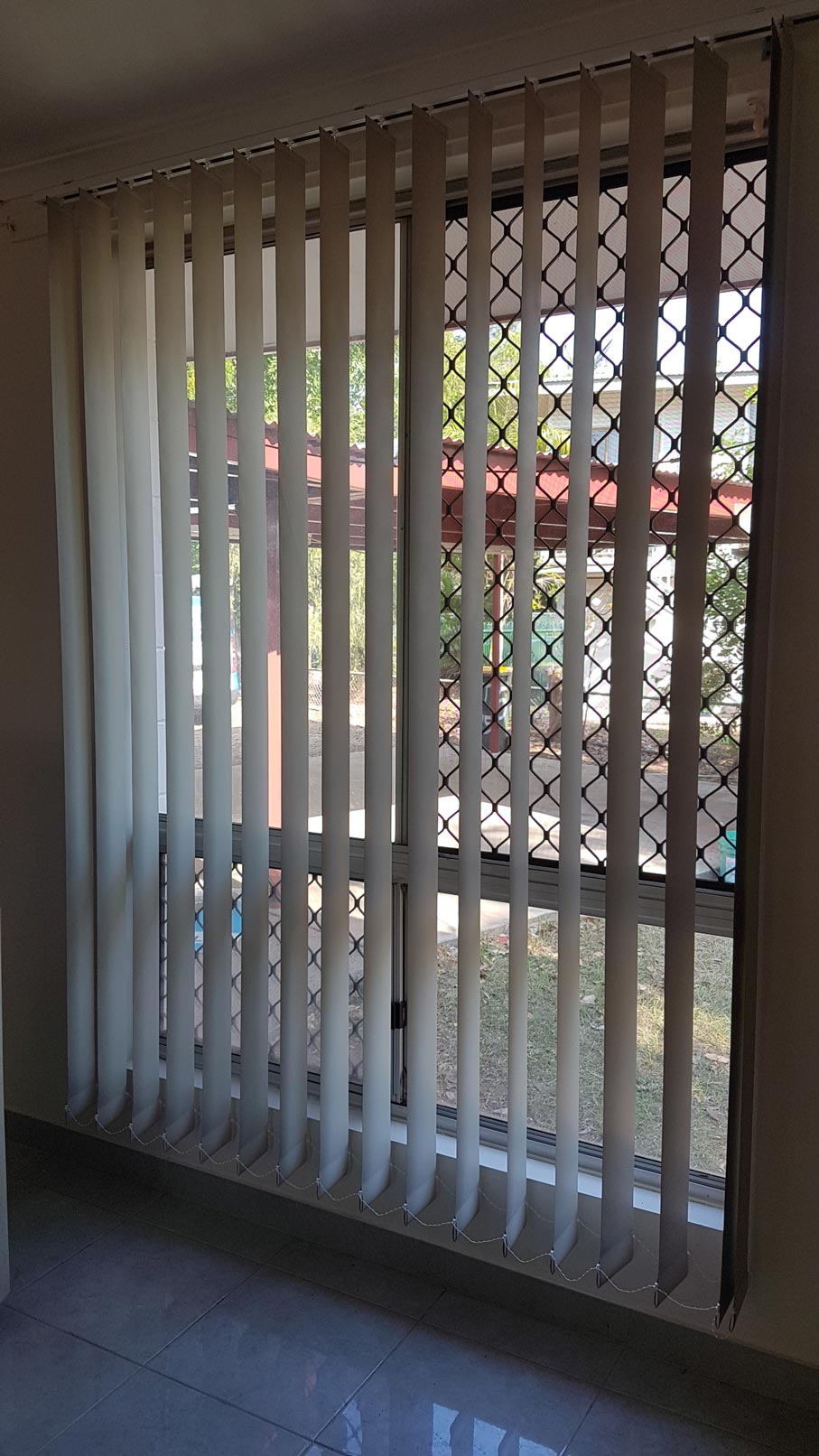 Open Vertical Blinds — Blinds Installation in Winnellie, NT