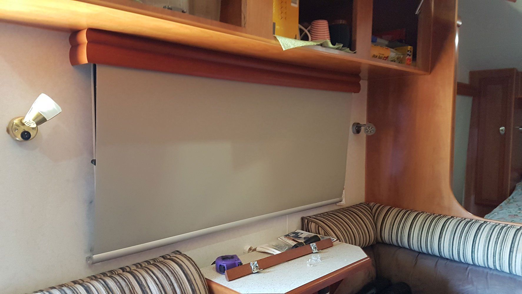 Blinds With Wooden Top Frame — Blinds Installation in Winnellie, NT