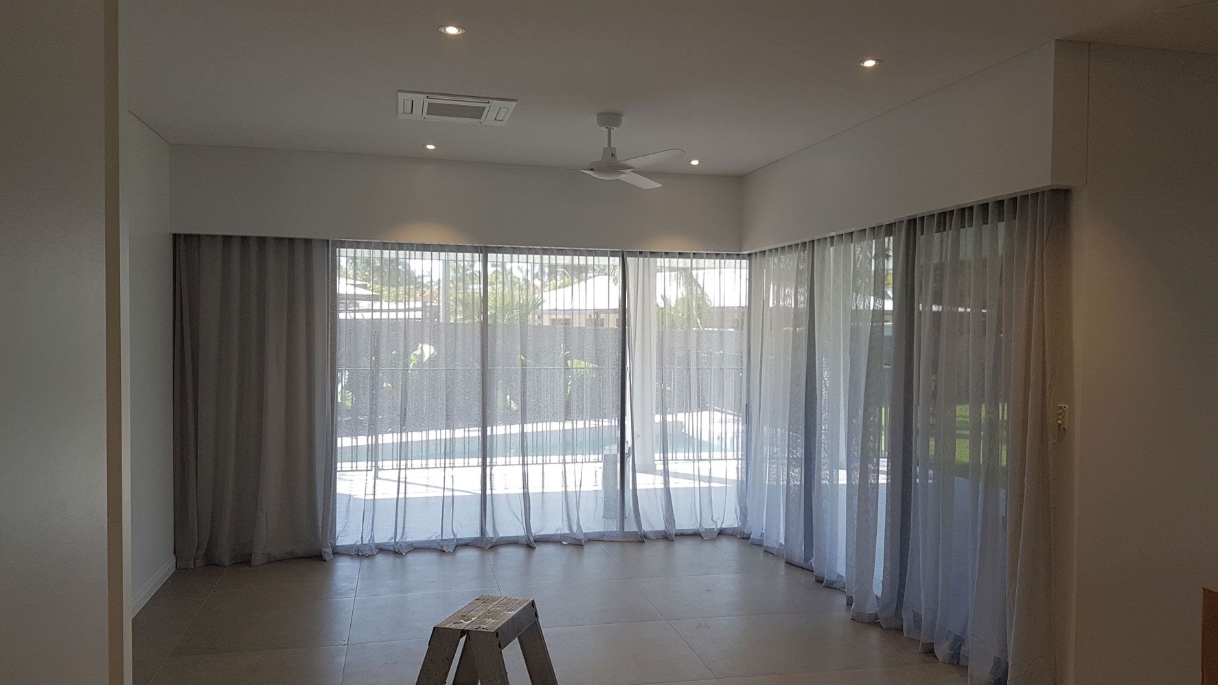 Decorative Sheer Curtains — Blinds Installation in Winnellie, NT