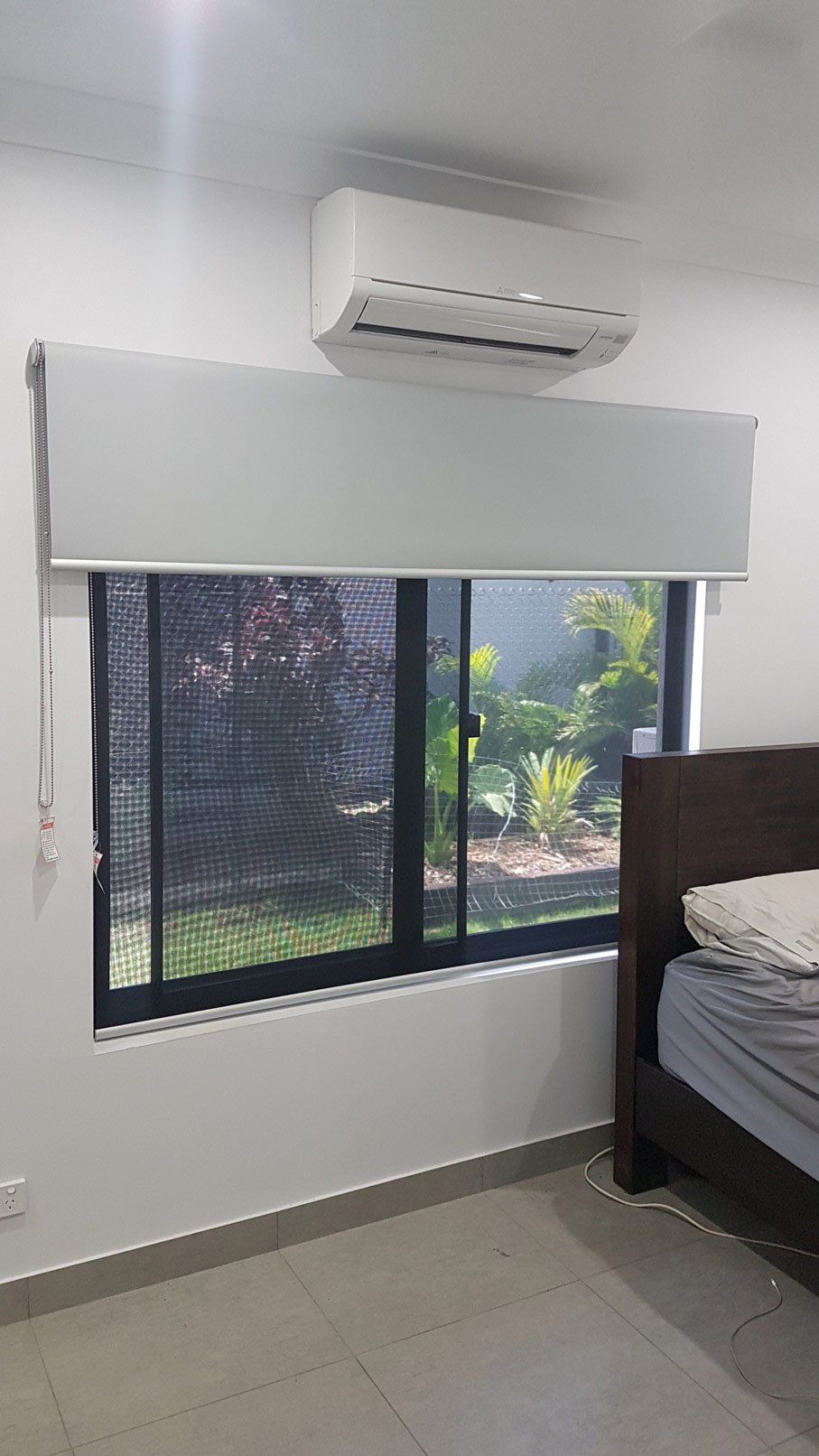 Room With Sliding Mesh Windows — Blinds Installation in Winnellie, NT