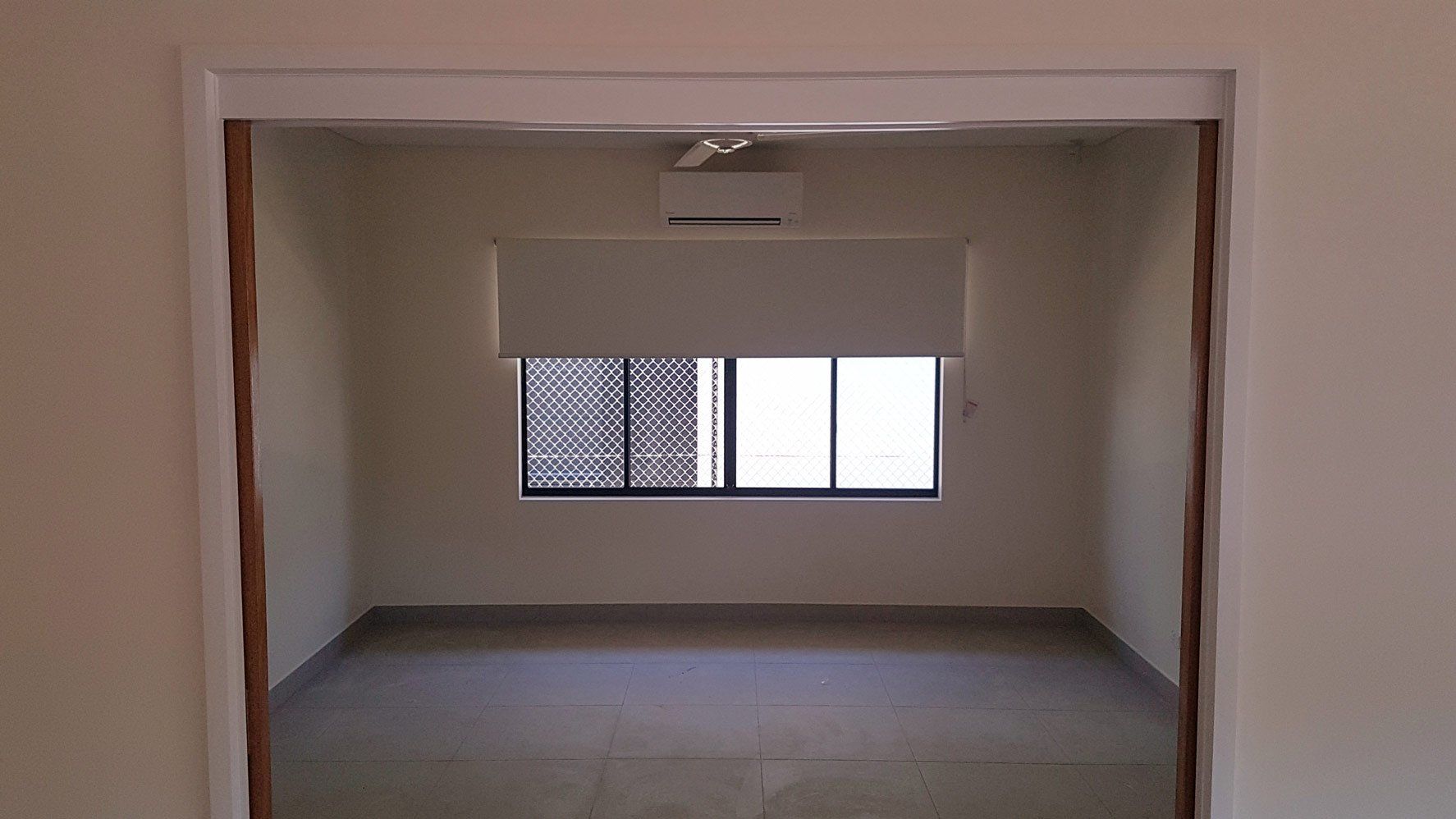 Empty Air Conditioned Room — Blinds Installation in Winnellie, NT