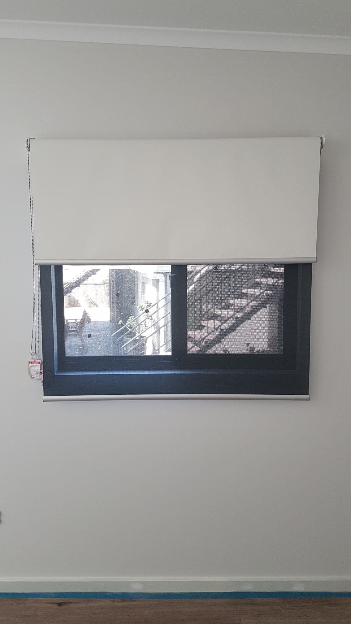 Small Sliding Window With Blinds — Blinds Installation in Winnellie, NT