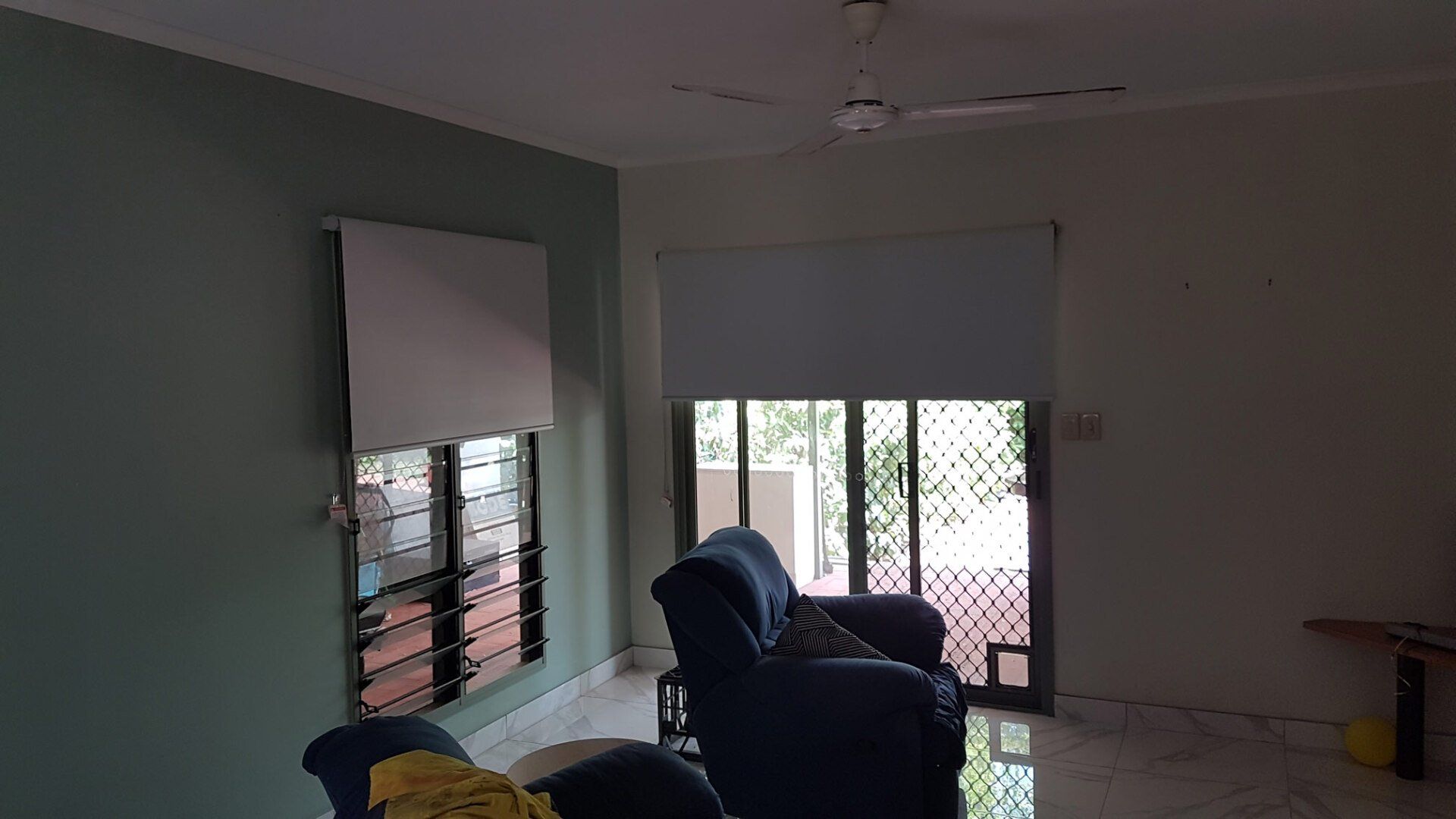 Windows And Doors With Roller Blinds — Blinds Installation in Winnellie, NT