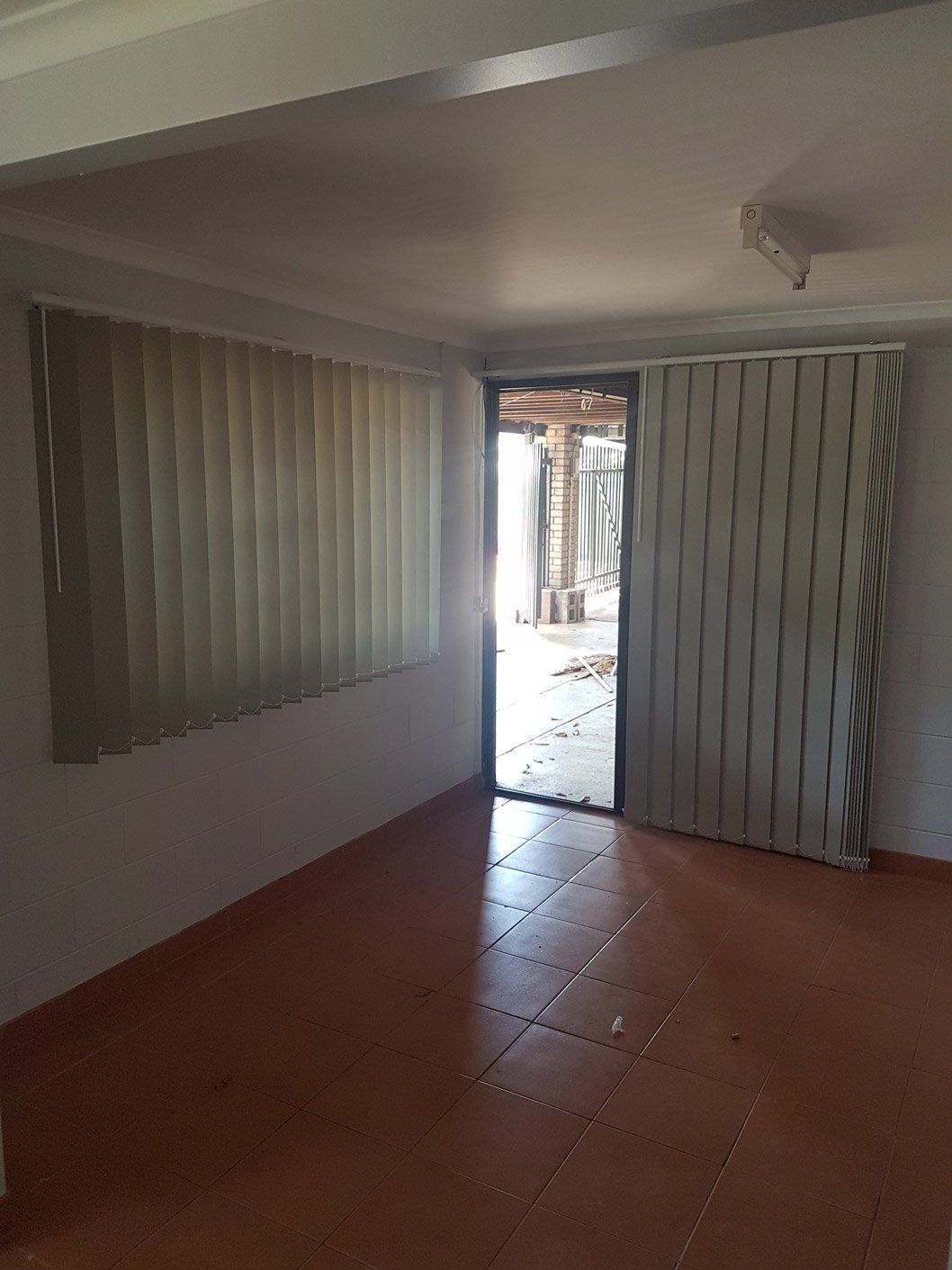 Vertical Blinds On Windows And Door — Blinds Installation in Winnellie, NT