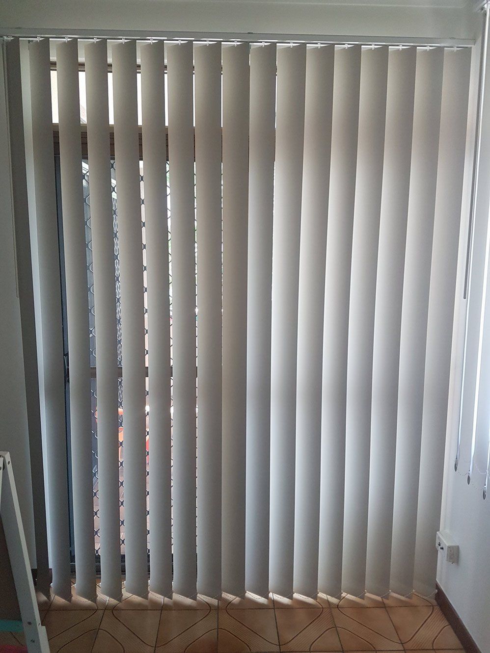 Close Up Vertical Blinds — Blinds Installation in Winnellie, NT