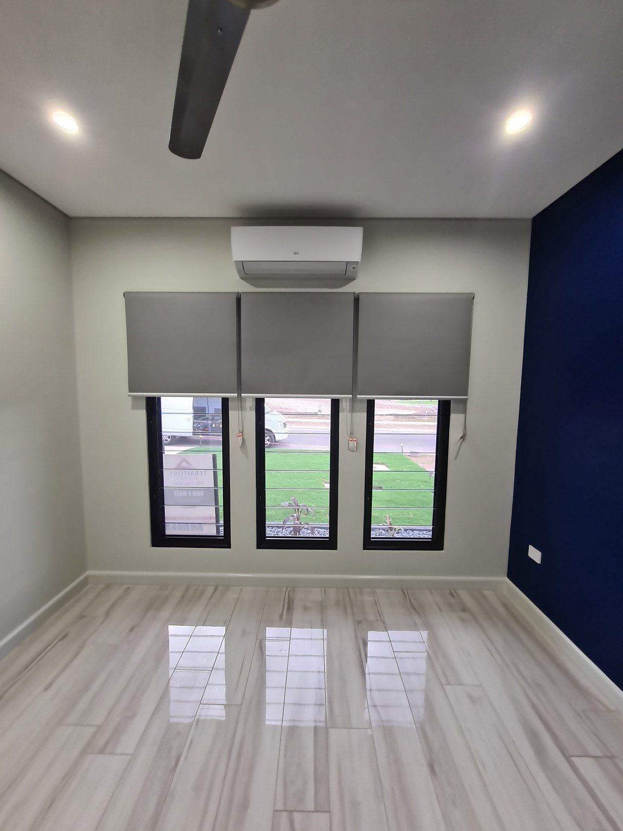 Windows In An Empty Room — Blinds Installation in Winnellie, NT