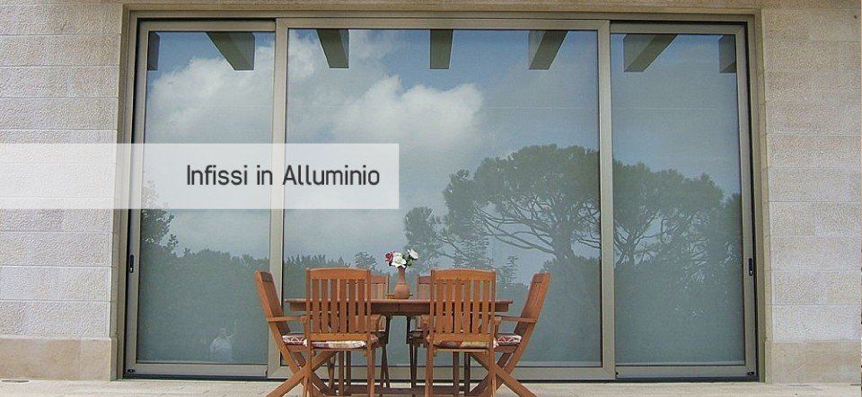 Infissi in alluminio