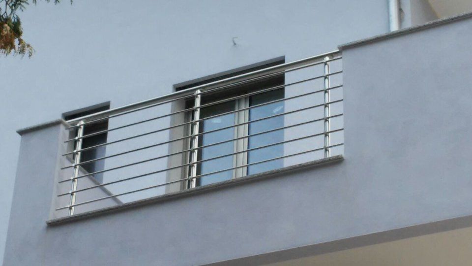 ringhiera in alluminio