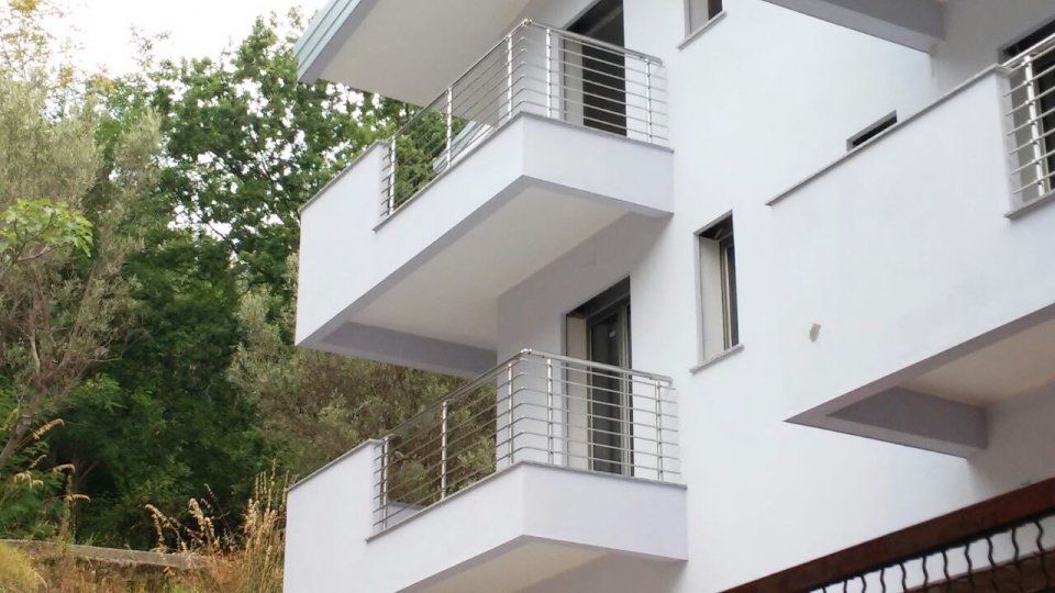 ringhiere in acciaio