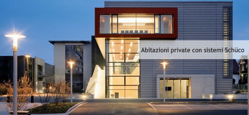 Abitazioni private con sistemi Schüco