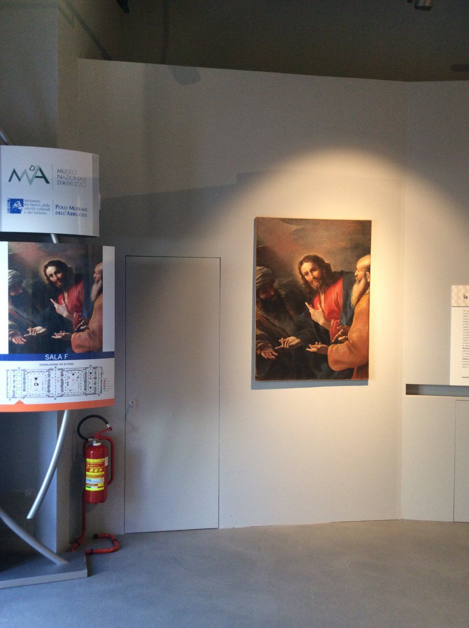 sala interna Museo l'Aquila