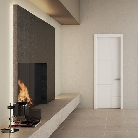 porta bianca di design