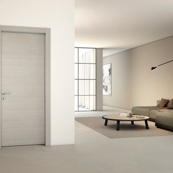 porta grigia di design