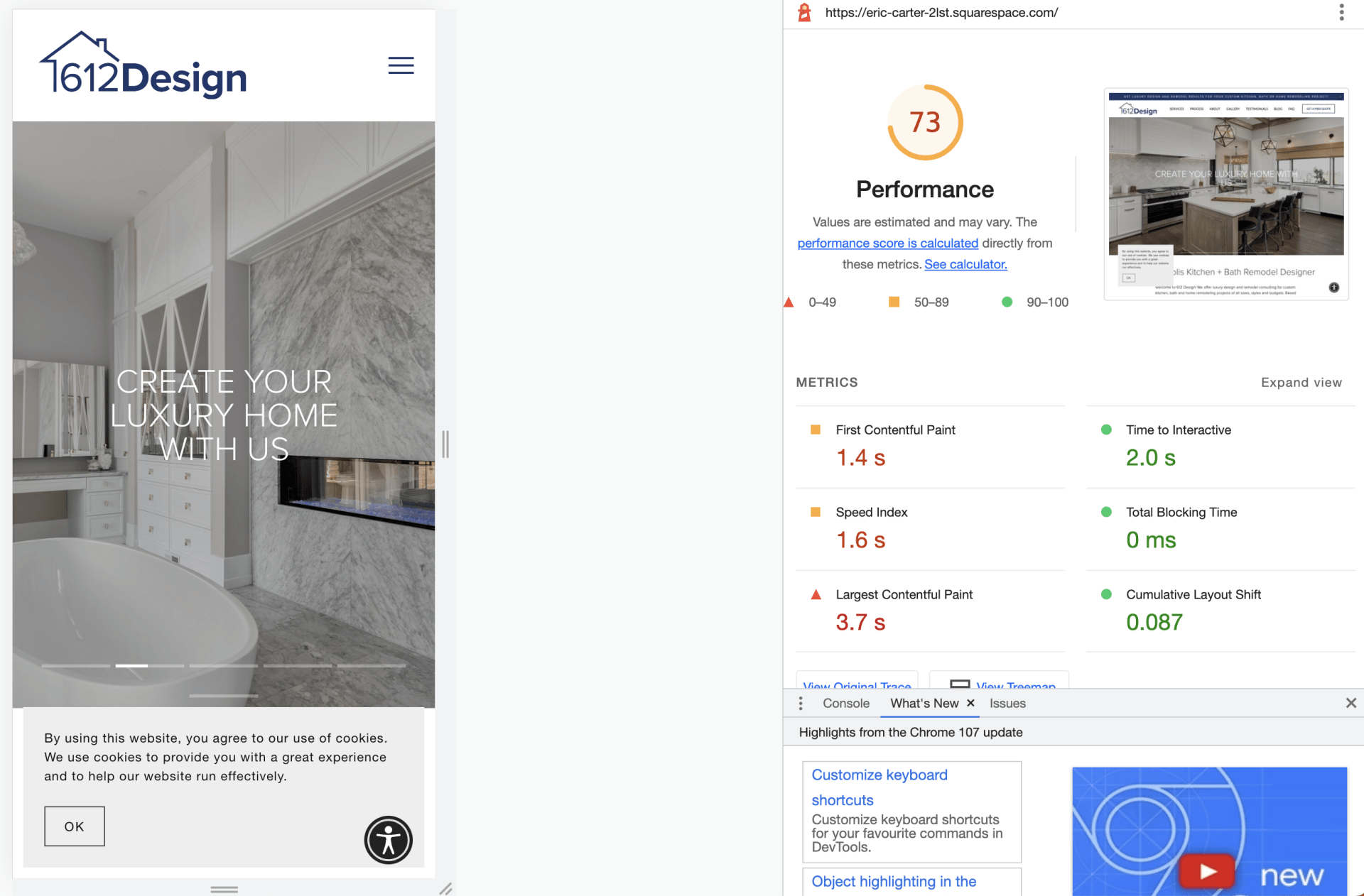 a screenshot of a website on a phone and a screenshot of a website on a tablet .