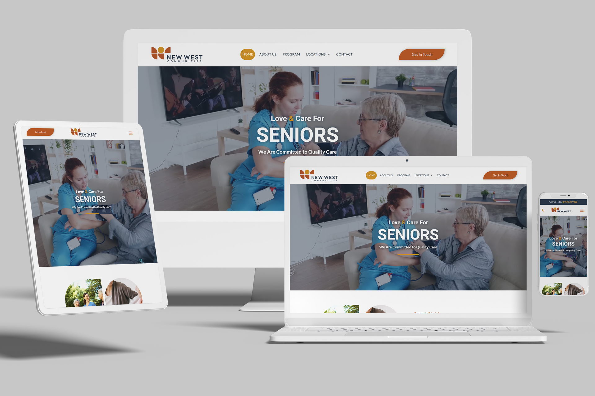 Duda Elder Care Website