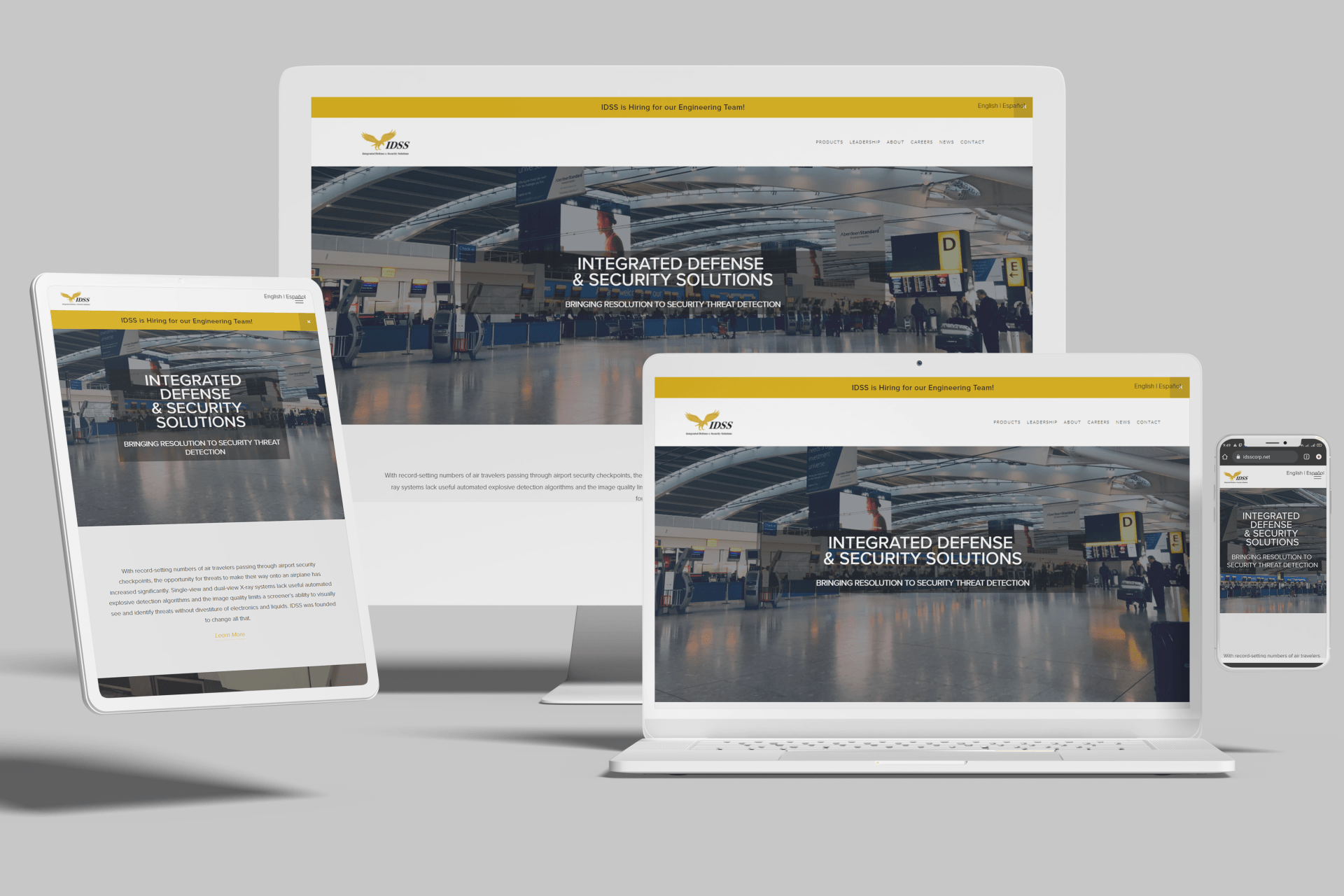 Squarespace Websites for Airport Security Systems