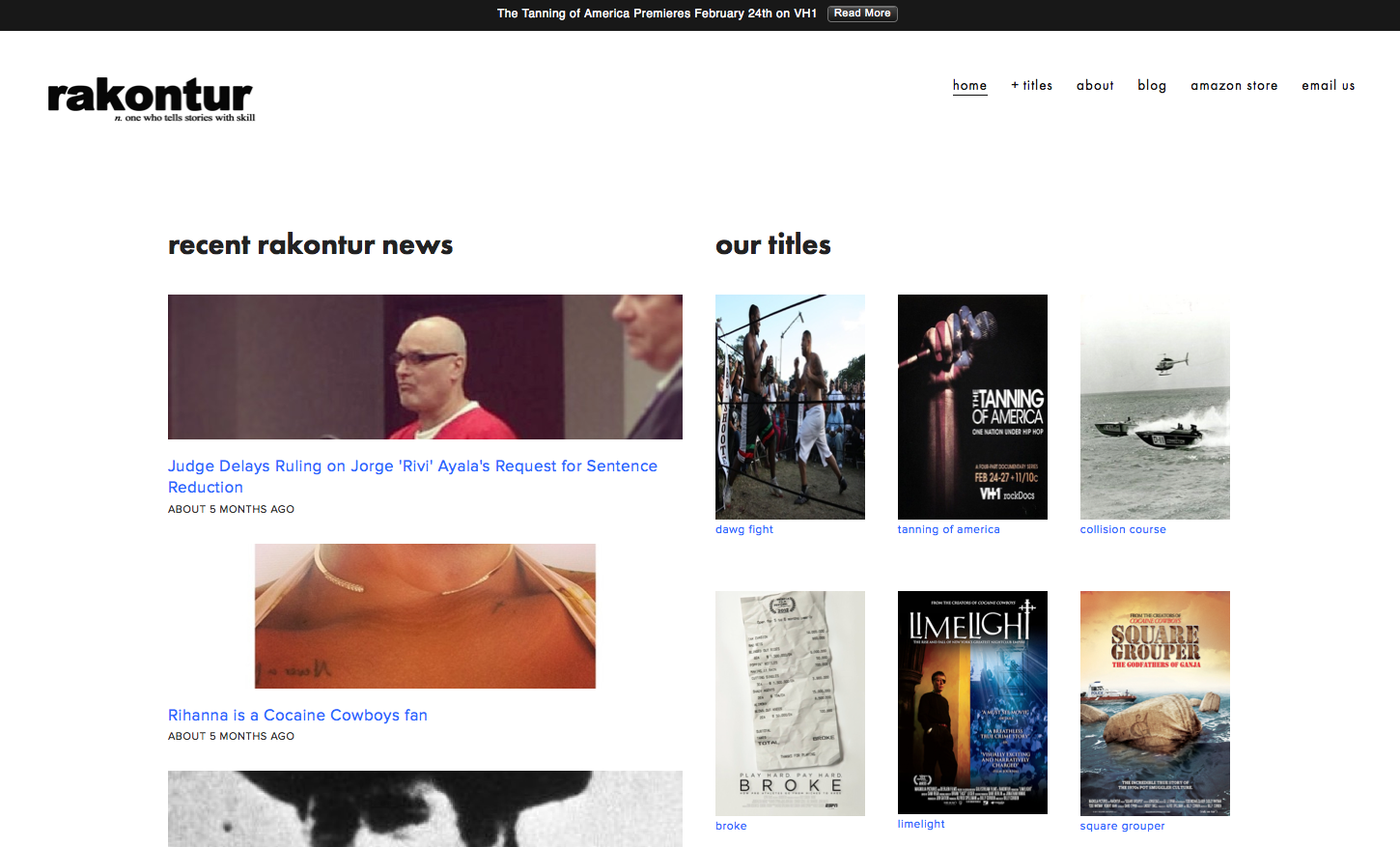 Squarespace Update Just in Time for Mini Series Premier on VH1