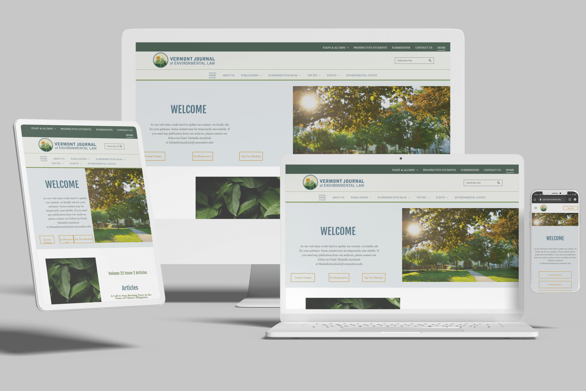 Duda Environmental Law Journal Website