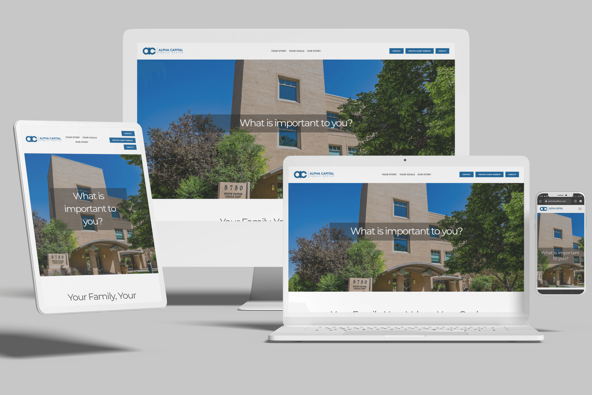 Squarespace for Family Office Financial Advisors