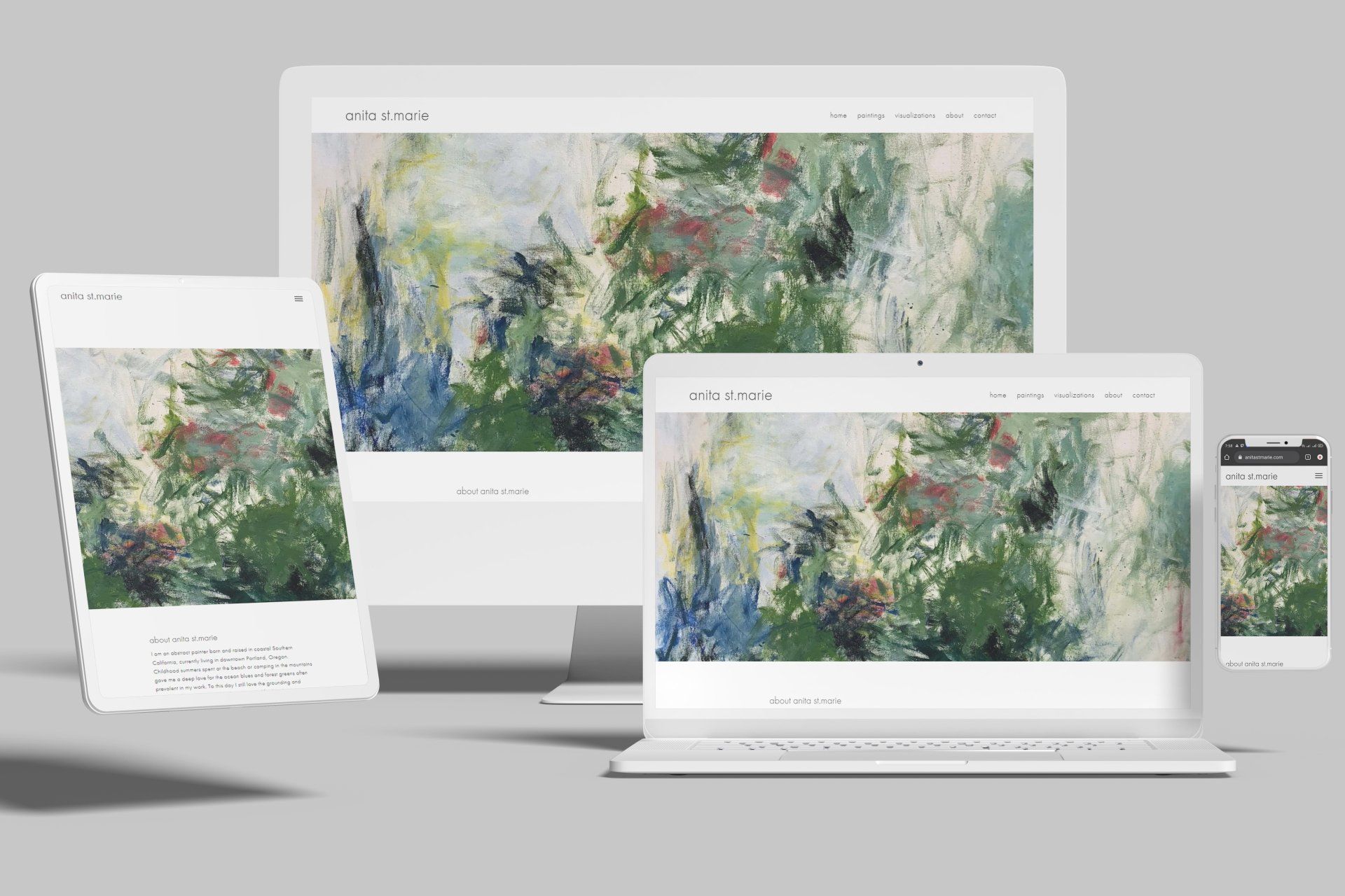 Squarespace Websites for Abstract Artists