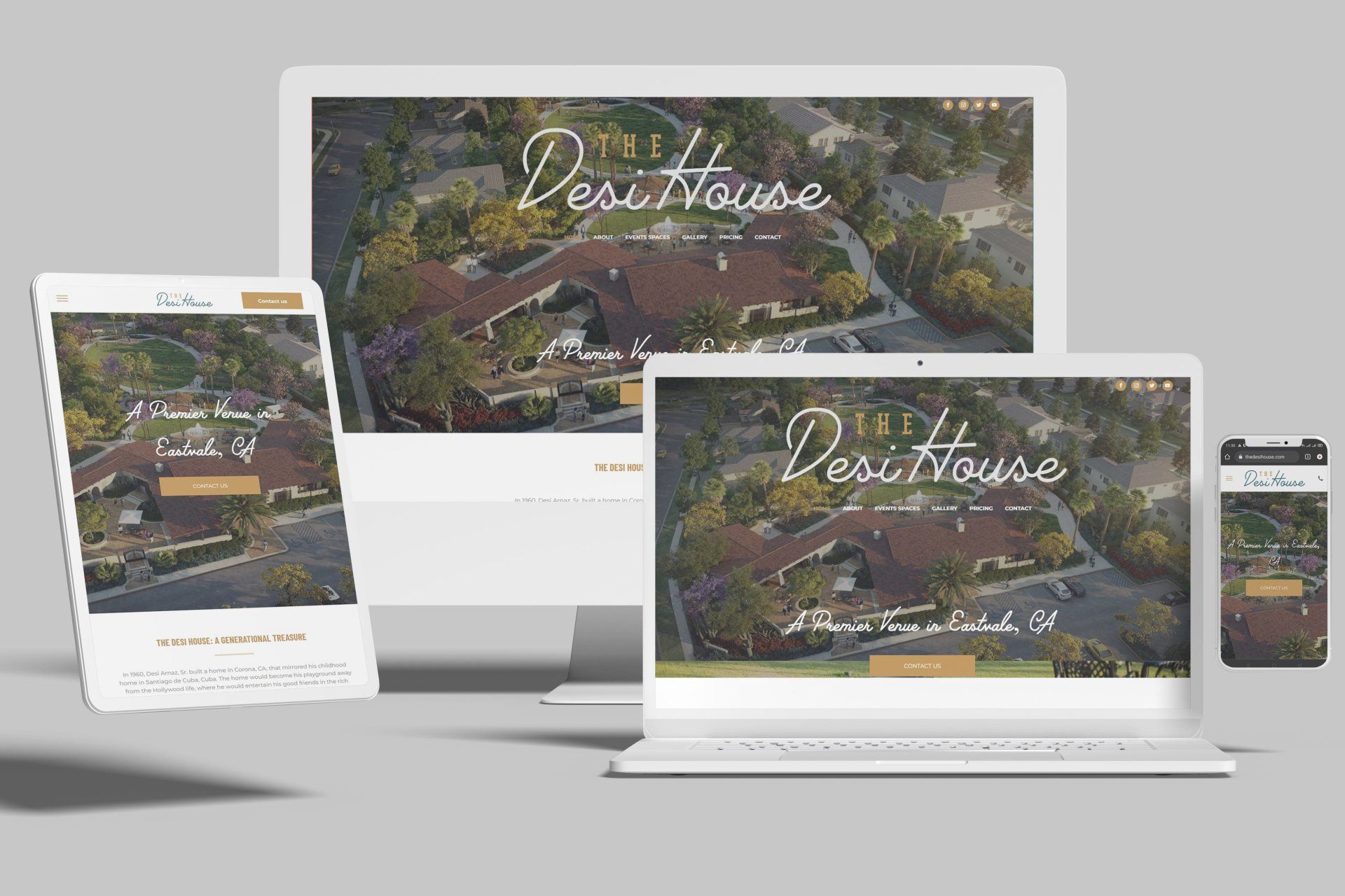 Duda Event Venue Website