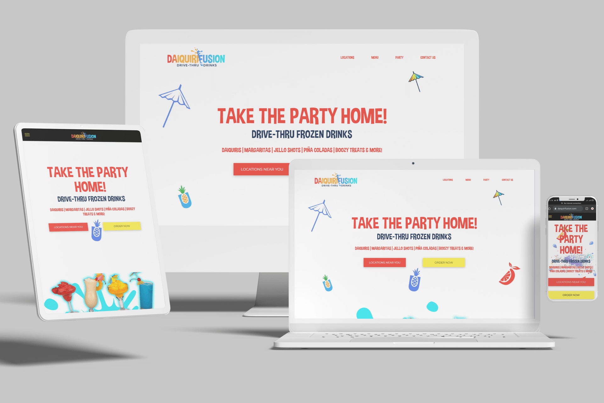 Duda Exotic Beverages Website