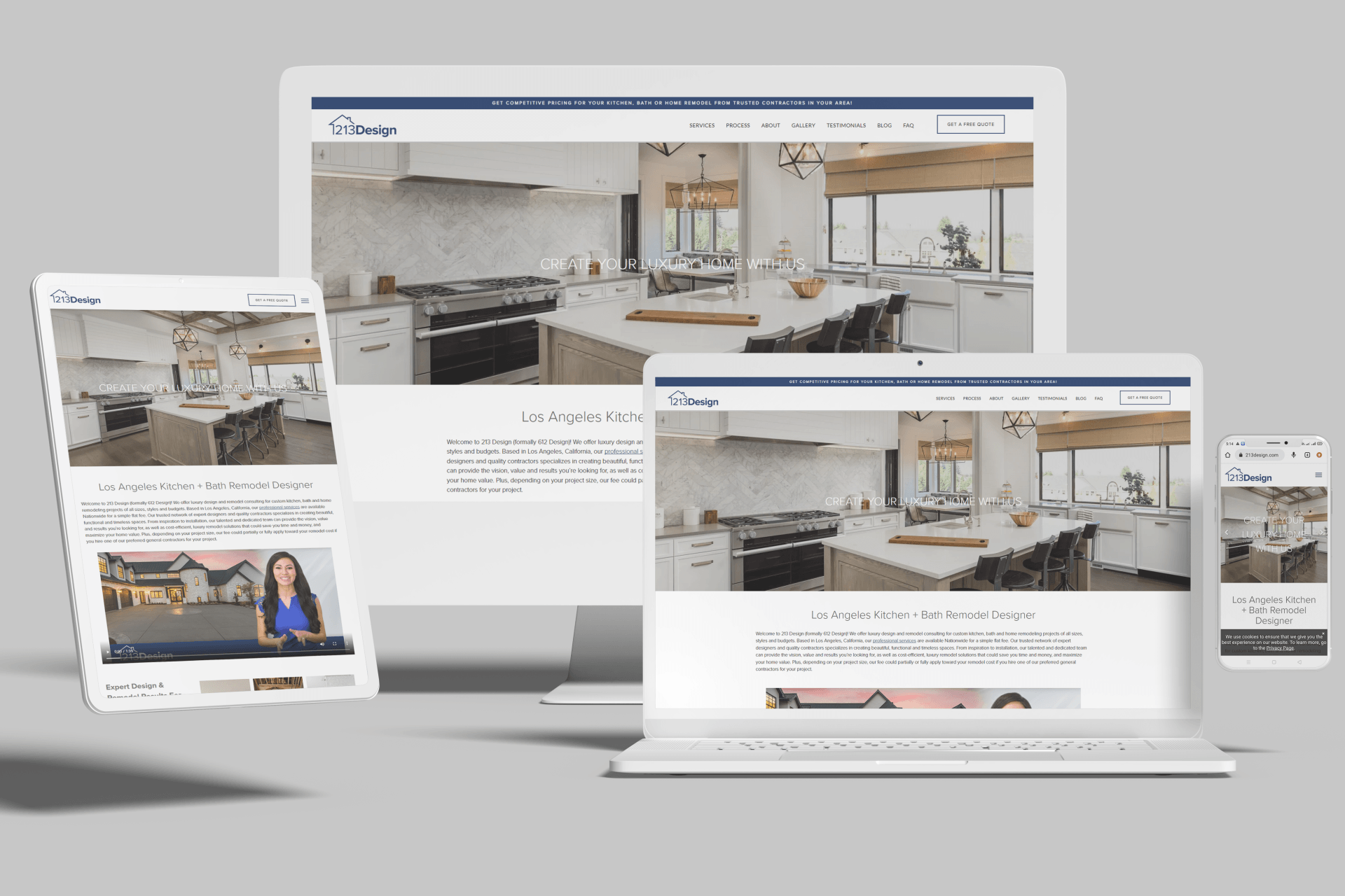 Duda High-End Design Build Website