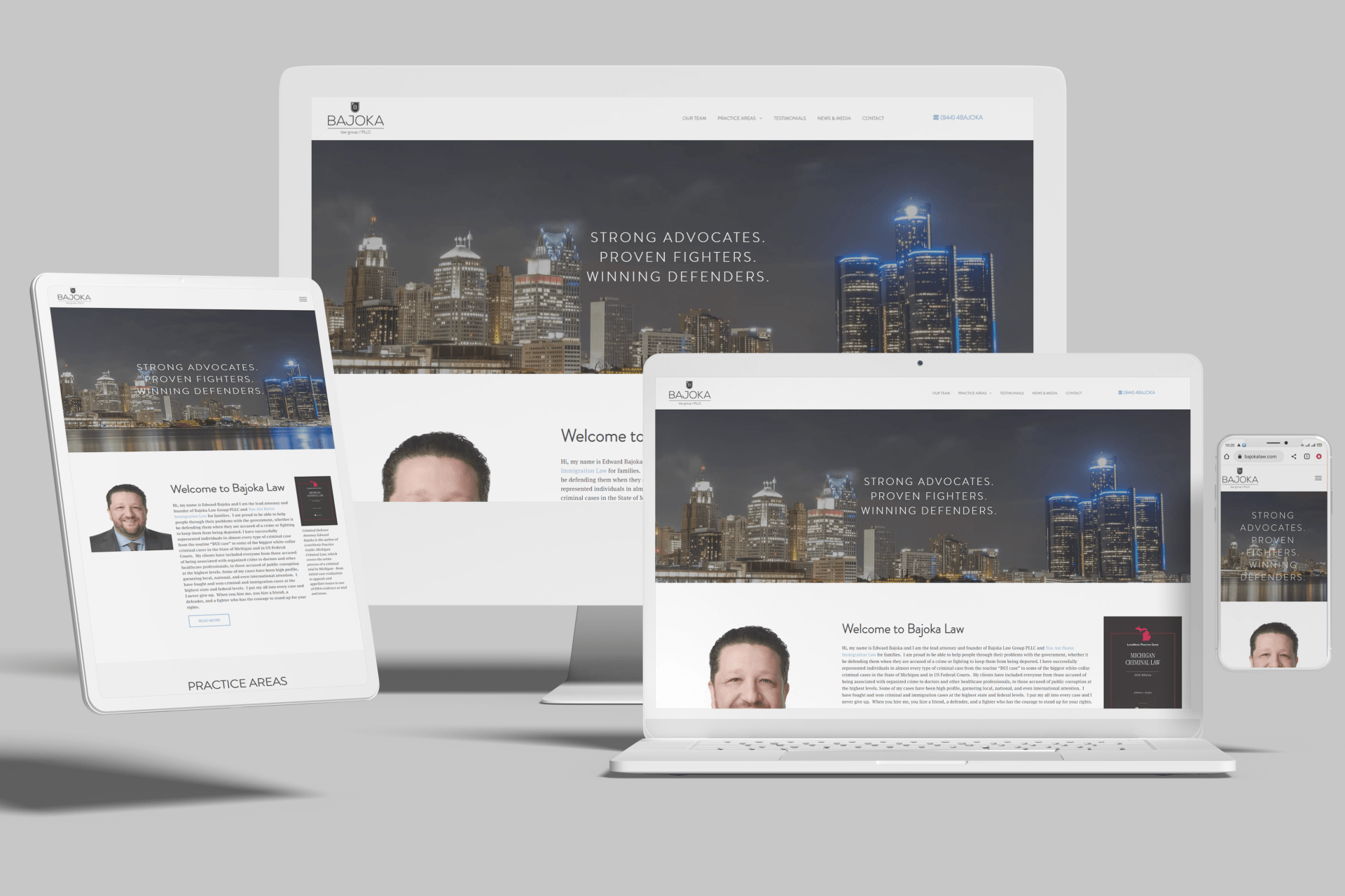 Duda Law Firm Website for Criminal Defense Attorney