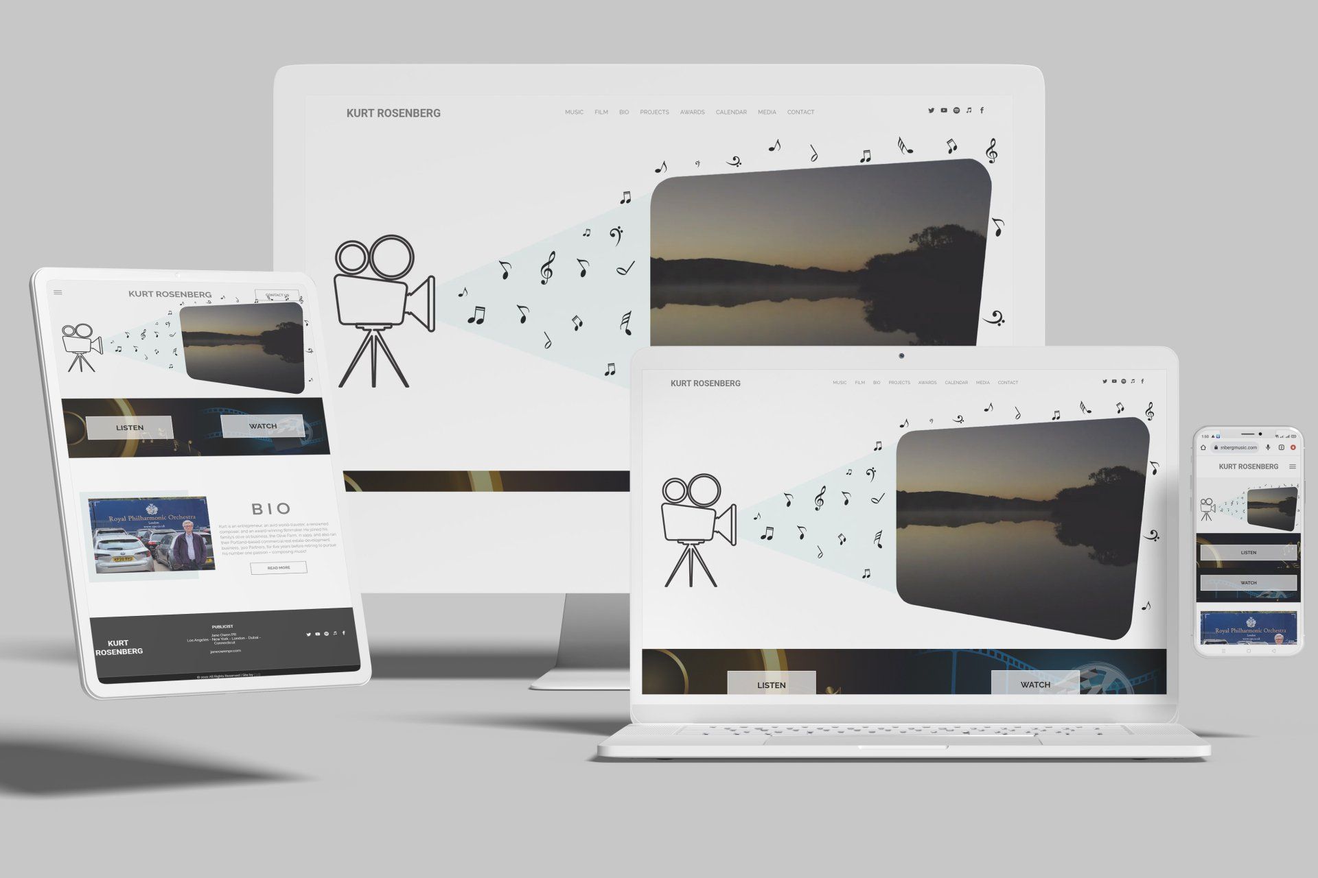 Duda Music Composer Website