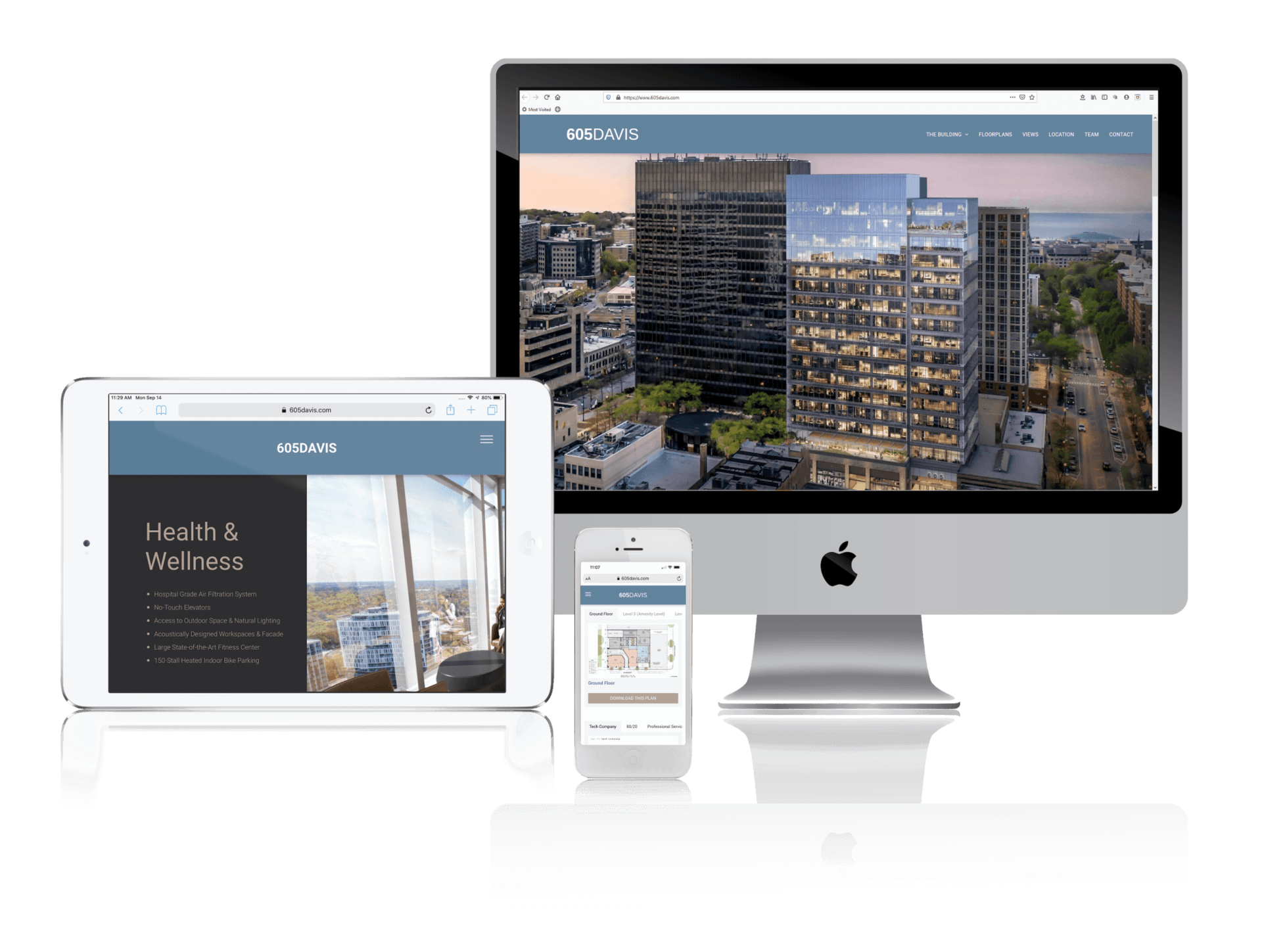 605 Davis Street Duda Website Example