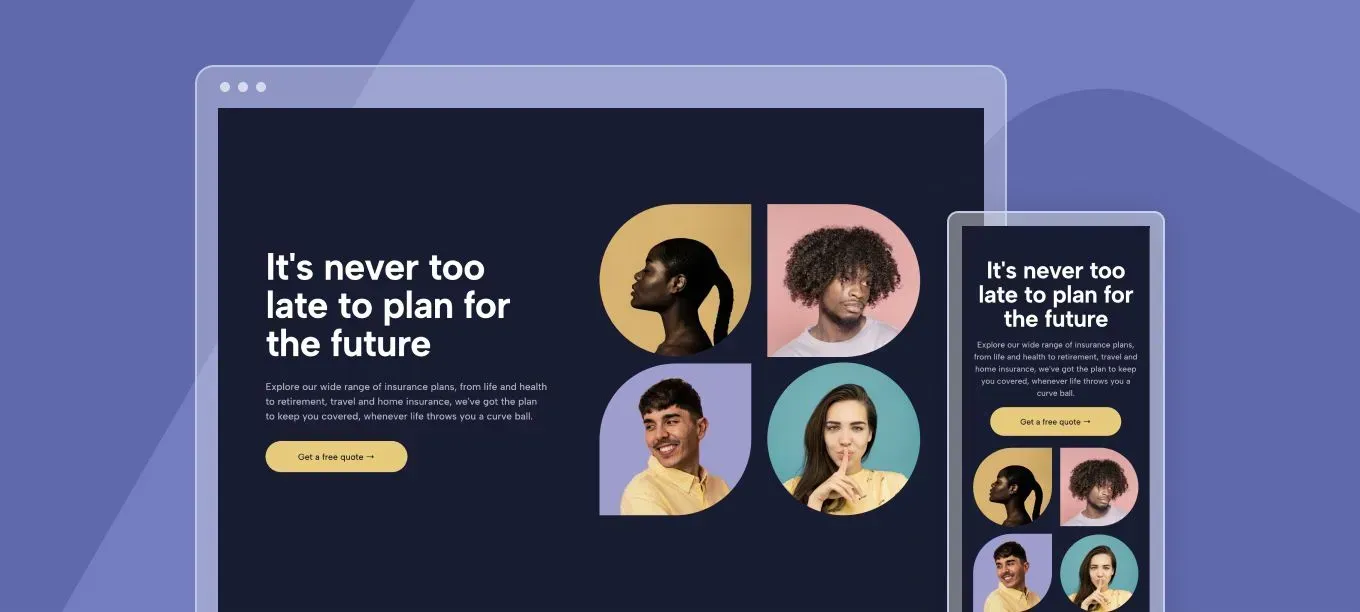 It 's never too late to plan for the future.